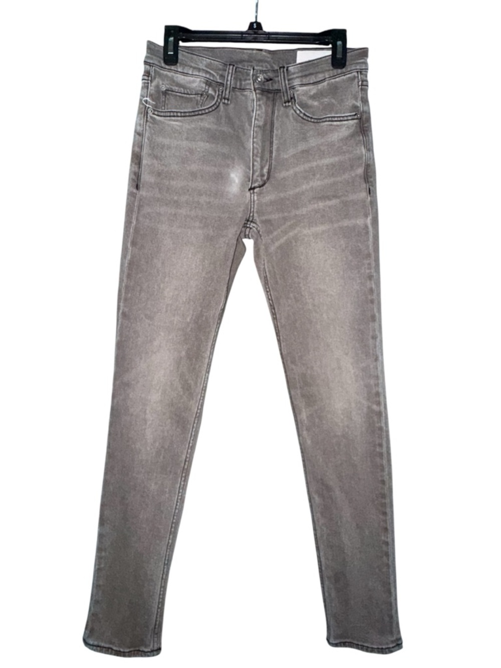 Rag & Bone Fit 2 Slim Jeans 29x32 Gray Wash Faded Stretch Denim